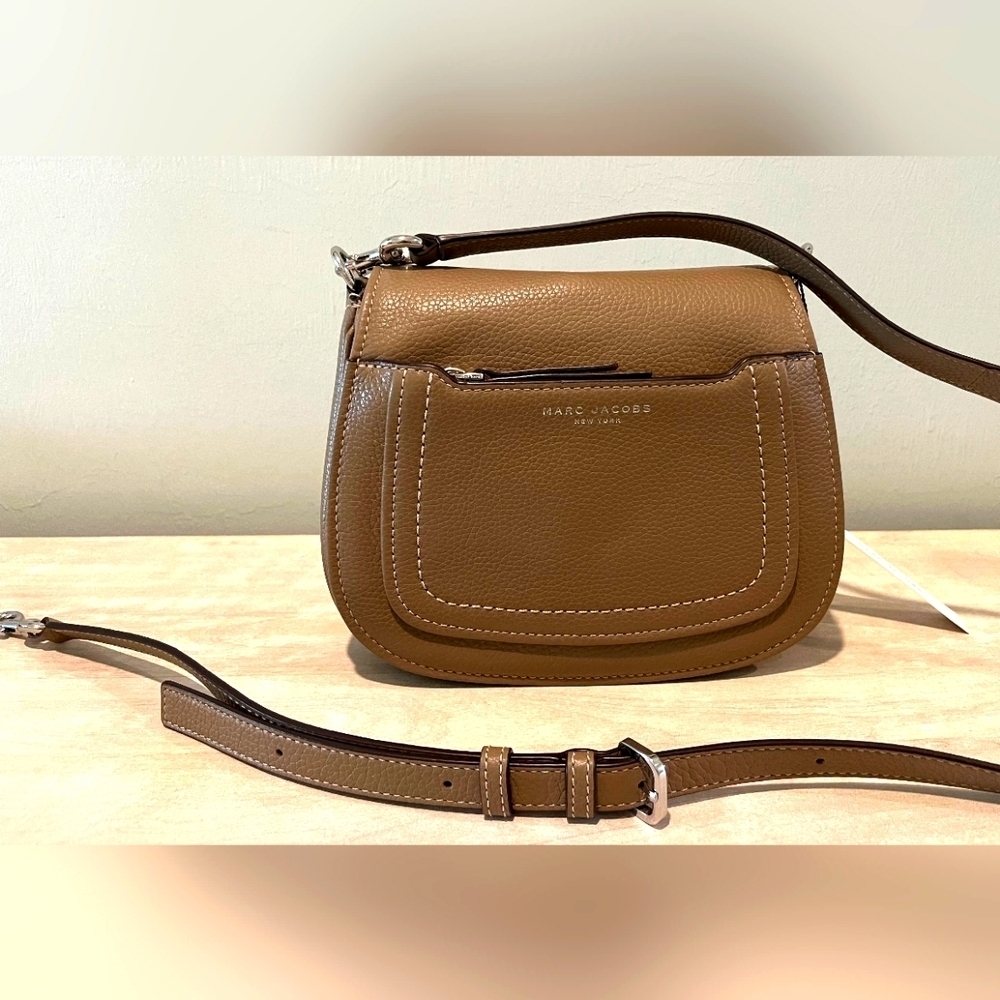 Marc Jacobs Empire City Mini Shoulder Bag in French Grey Leather NWT